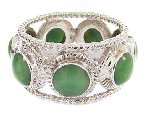 Turquoise Southwest Sterling Silver Ring Size 8-1/4 PS61471